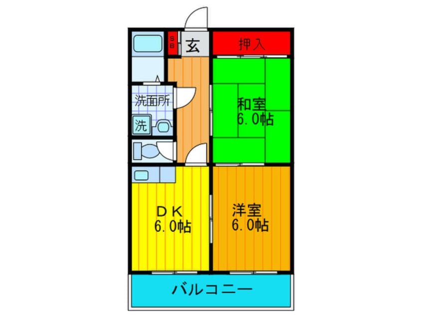 間取図 福住マンション