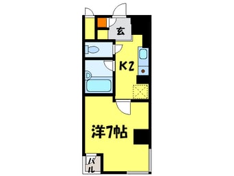間取図 パインフｨールド御池