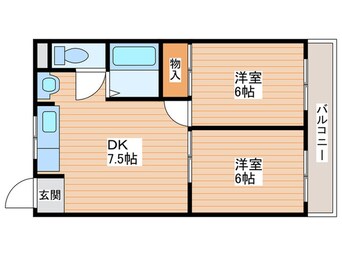 間取図 オスカ－桜木Ａ