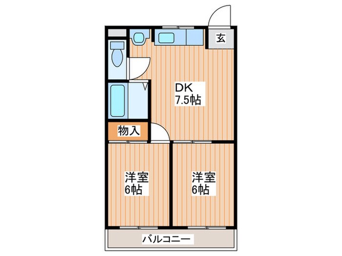 間取り図 オスカ－桜木Ａ