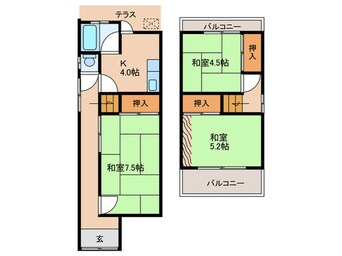 間取図 北条6丁目戸建て