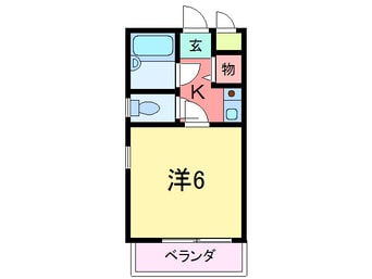 間取図 シャルマンフジ西宮