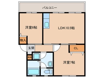 間取図 治田西部ハイツ