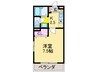 グレイス阪南 1Kの間取り
