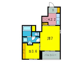 間取図 アンジュⅡ