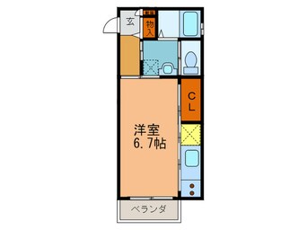 間取図 シャ－メゾン川西