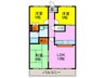 草愛マンションＡ棟 3LDKの間取り