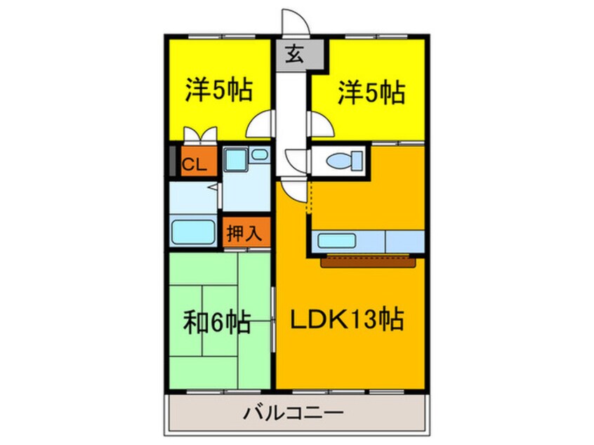 間取図 草愛マンションＡ棟