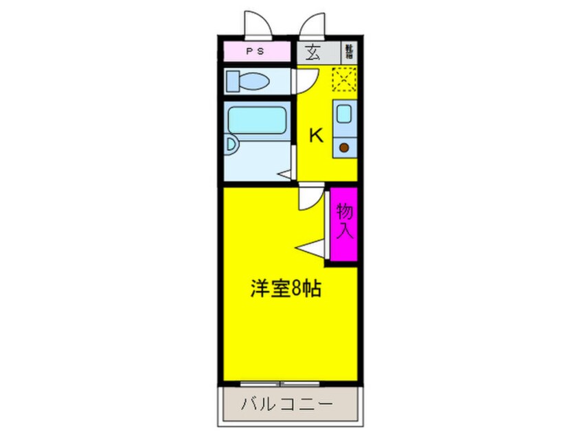 間取図 マリンハイツ２号棟