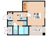 プリンス阿波座 1Kの間取り