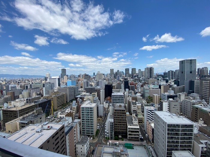 室内からの展望 大阪ひびきの街ｻﾞ・ｻﾝｸﾀｽﾀﾜｰ