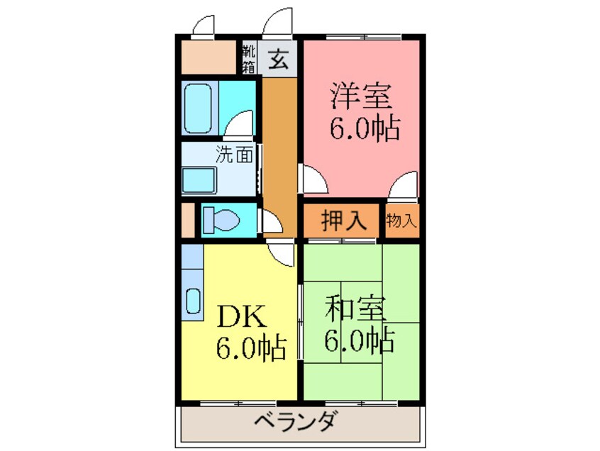 間取図 ベストマンションしお川