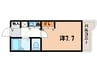 ジュネス西明石 1Kの間取り