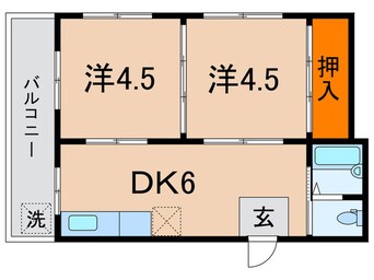 間取図 ハイツ西六甲