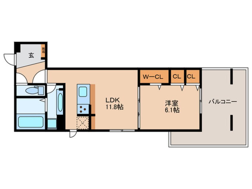 間取図 QUBE.２ND