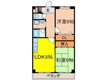 間取図 吉鴻ハイネス３