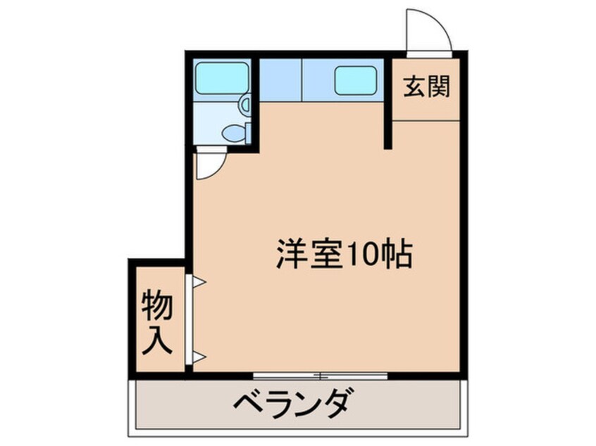 間取図 ﾈｵﾚｼﾞﾃﾞﾝｽ ｻｶﾀ