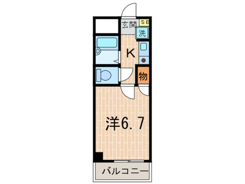 間取図 クレスト羽坂