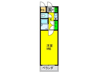 間取図 ビバリ－ヒルズ玉出西