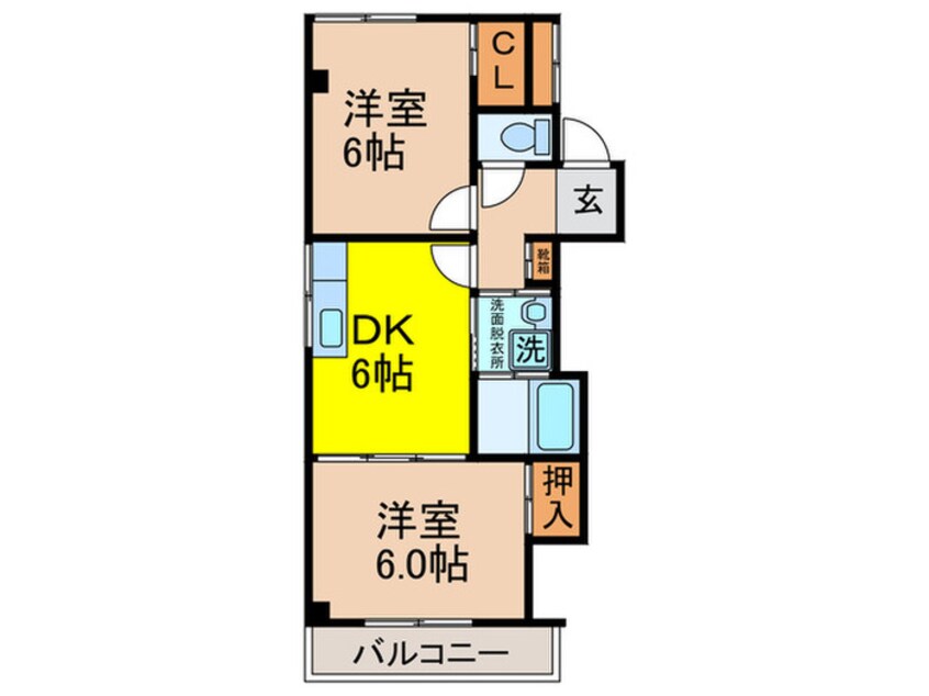 間取図 フォルテカーサ氷室