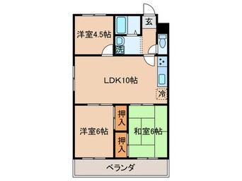 間取図 ローレルハイム塚口