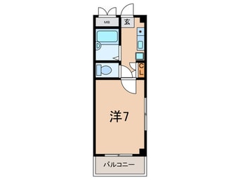 間取図 スマ扇コーポ