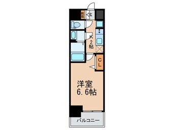 間取図 ﾌﾟﾚｻﾝｽ立売堀ﾍﾞﾙｳﾞｨﾙ(1205)