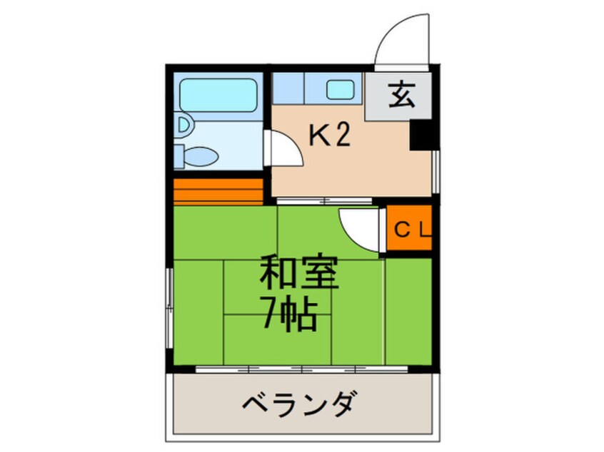 間取図 フロンティア西森ビル