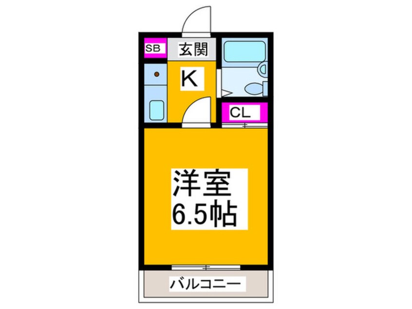 間取図 ロゴス中百舌鳥