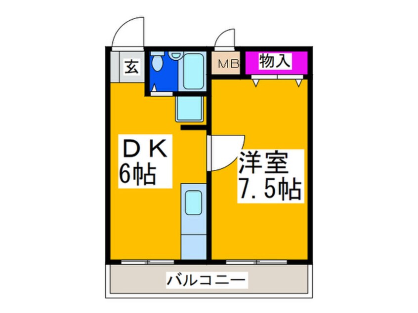 間取図 ロゴス中百舌鳥