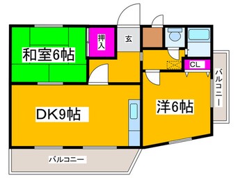 間取図 Belong中百舌鳥