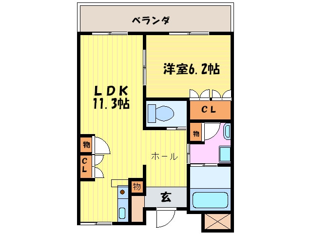 間取り図 グランデ上牧