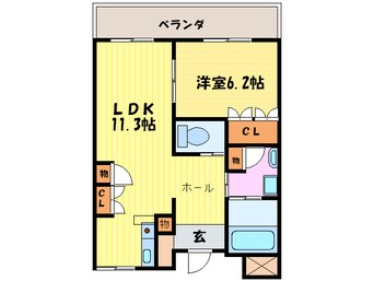 間取図 グランデ上牧