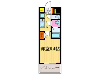 間取図 ﾌｧｽﾃｰﾄ京都西院ﾊﾟｰﾙ（507）