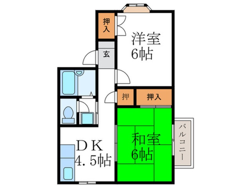 間取図 ウノア・エレ