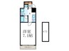 Noeud　Sanjo 1Kの間取り