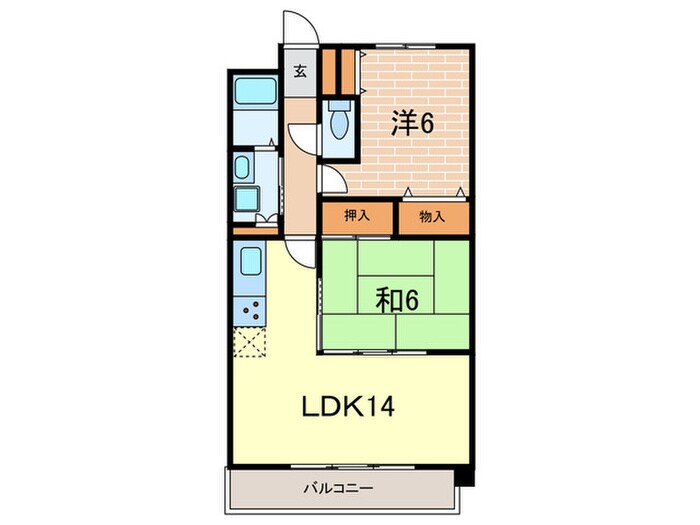 間取り図 シェリール苦楽園Ⅰ