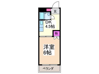 間取図 瓜破シャルマン