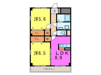 間取図 エイト岡本