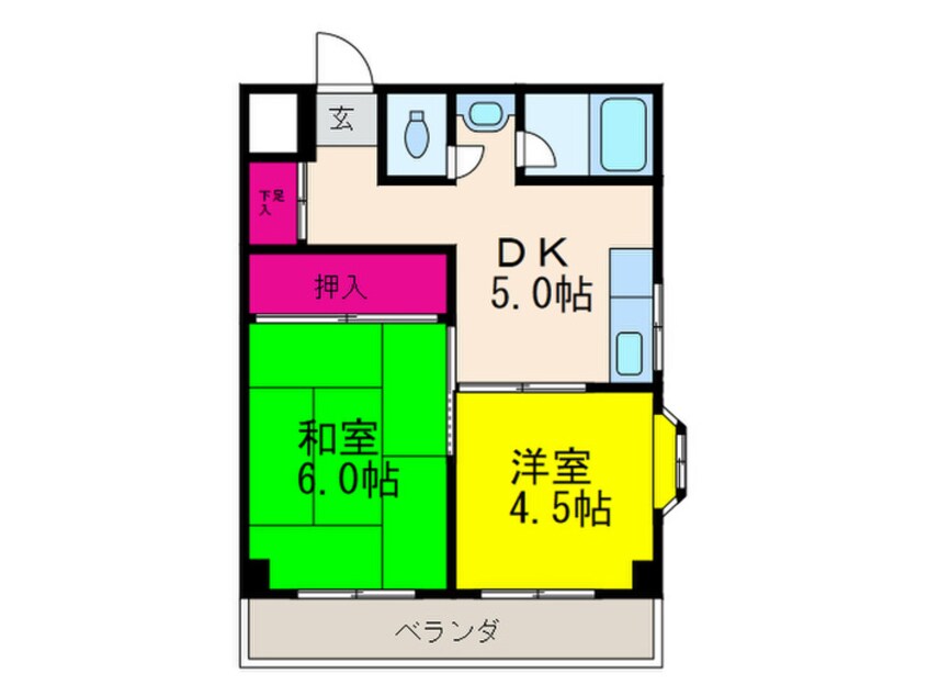 間取図 シャンボール淀川