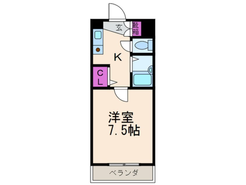 間取図 フェア　クレスト