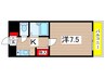 フェア　クレスト 1Kの間取り