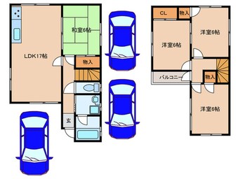 間取図 能勢町宿野貸家