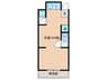 ミンク橋本町 1Rの間取り