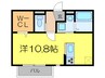 ルーエⅡ 1Rの間取り