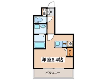 間取図 プロシ－ド大阪城南(403)
