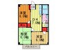 ハイツサンシャイン 3DKの間取り