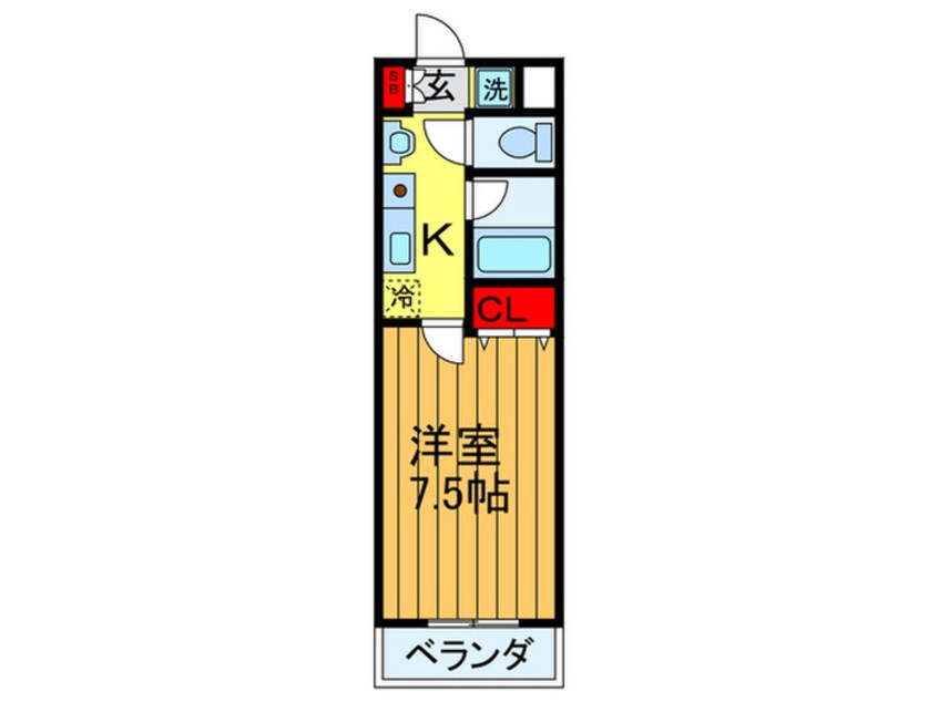 間取図 ヒルサイドテラス