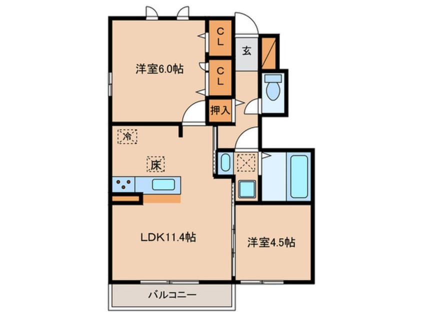 間取図 mimoza seta