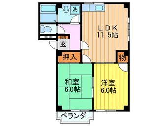 間取図 グリ－ンマンション